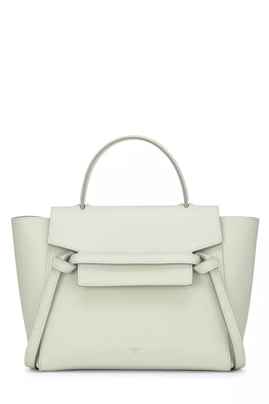 Green Grained Calfskin Belt Bag Micro, , large image number 0