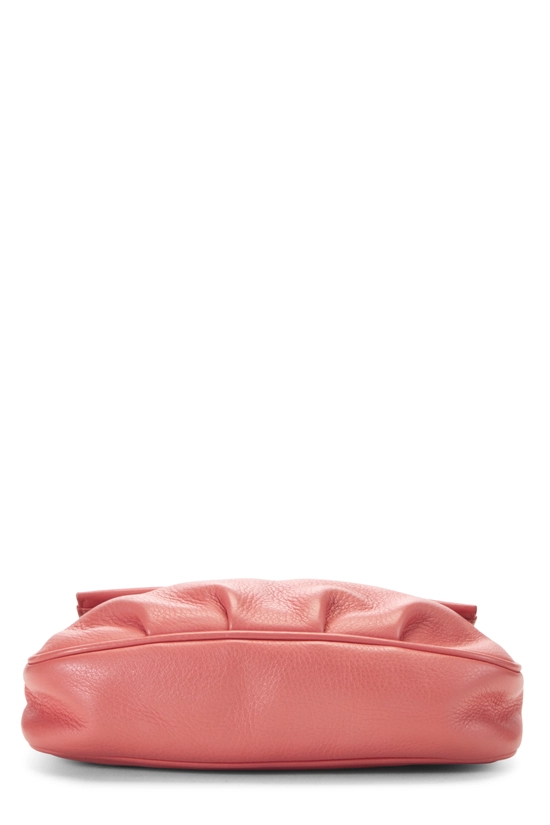 Pink Leather Fendista Crossbody, , large image number 4