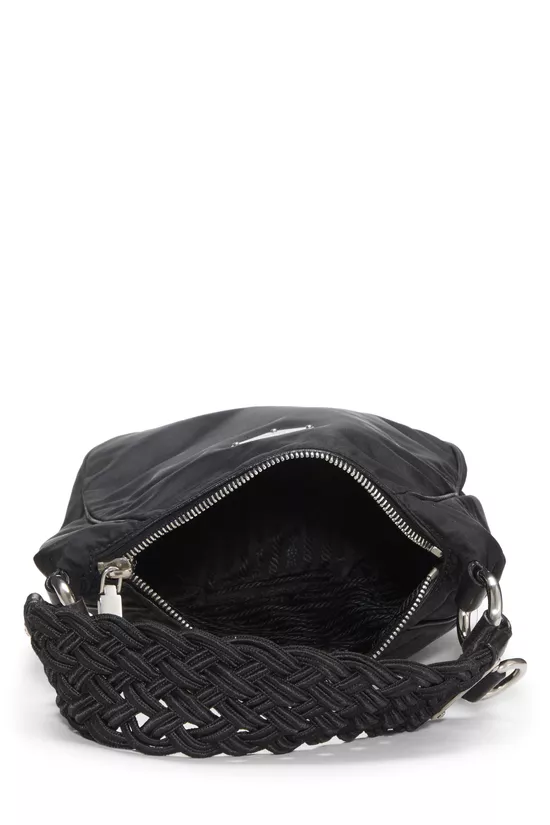 Black Nylon Handbag Small, , large image number 5