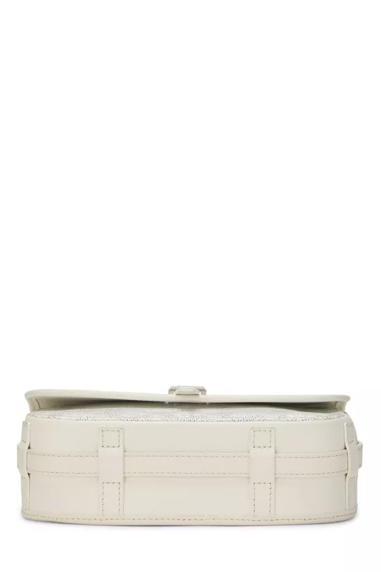 White Goyardine Canvas Belvedere PM, , large image number 4