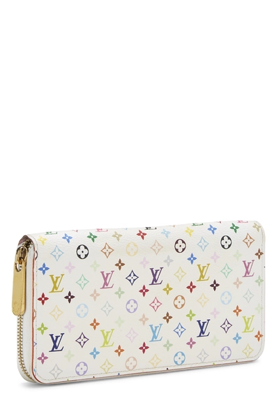 Takashi Murakami x Louis Vuitton White Monogram Multicolore Zippy Continental, , large