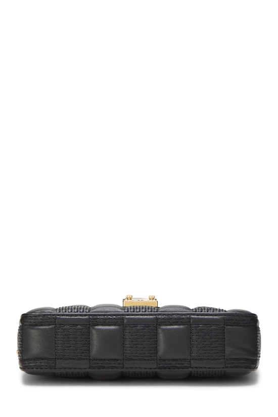 Black Damier Quilted Leather Pochette Troca, , large image number 4