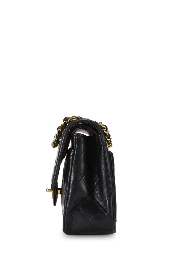 Black Quilted Lambskin Classic Double Flap Small, , large image number 2
