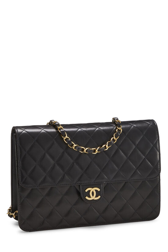 Chanel “So black” chevron classic flap. #luxuryhaul #chanel