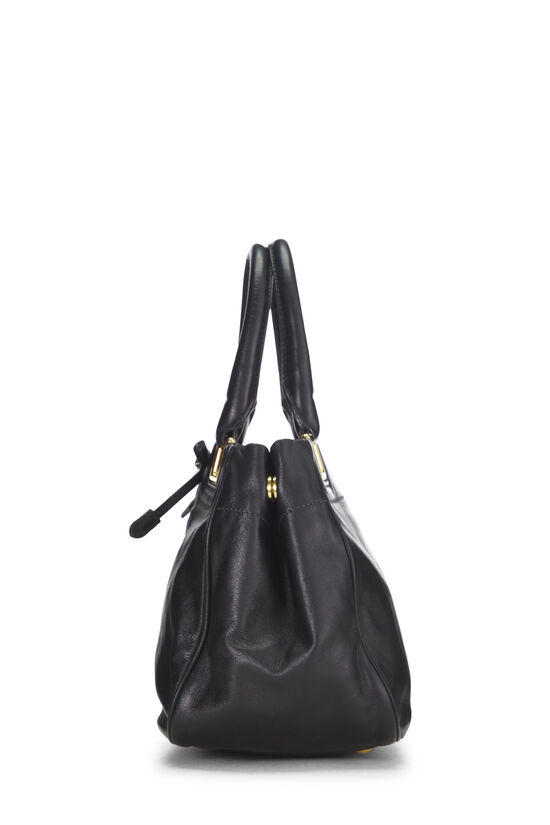 Black Calfskin Convertible Tote Small, , large image number 2