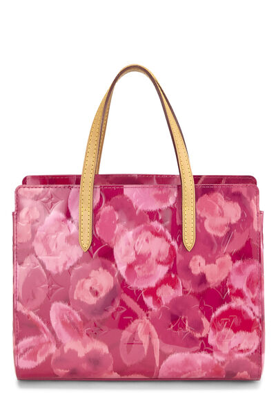 Pink Monogram Vernis Ikat Flower Catalina BB