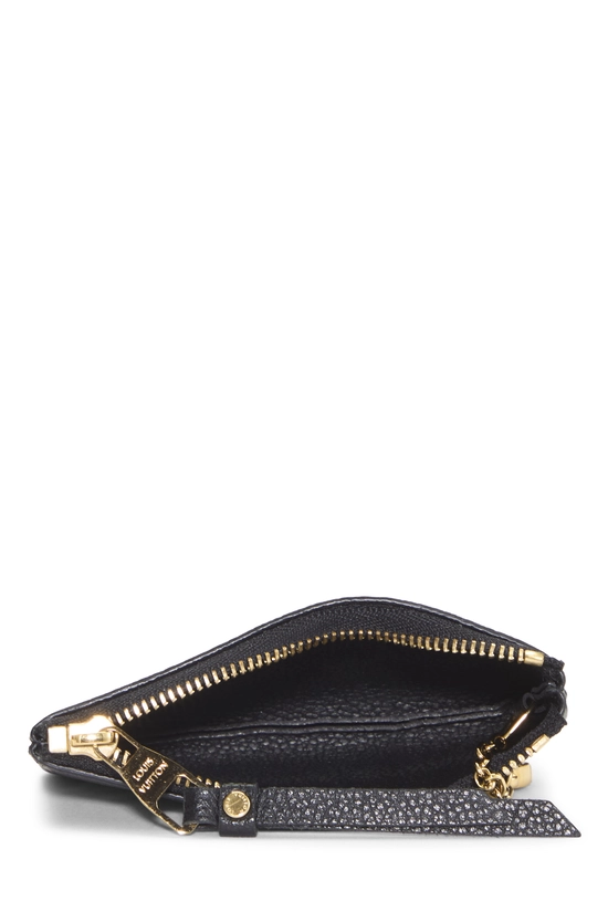 Black Empreinte Leather Pochette Clefs, , large image number 3