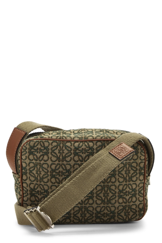 Green Jacquard Canvas Camera Bag Mini, , large image number 3