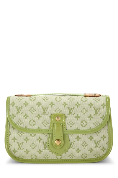 Louis Vuitton Green Monogram Mini Lin Trousse Mary Kate — photo 1