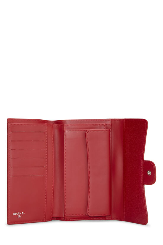 Red Caviar Classic Long Flap Wallet, , large image number 3