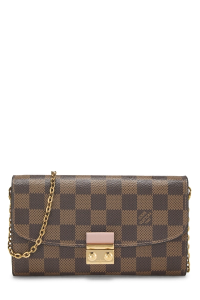 Damier Ebene Croisette Wallet on Chain (WOC) PM