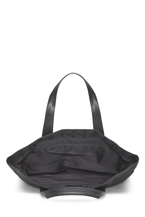 Black Nylon Travel Line Tote, , large image number 5