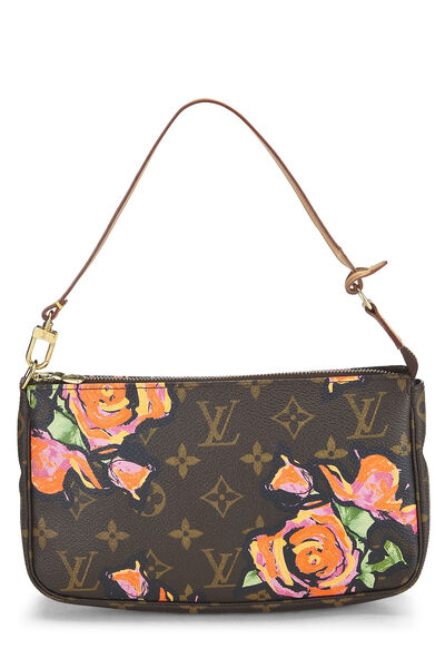 Stephen Sprouse x Louis Vuitton Monogram Roses Pochette Accessoires