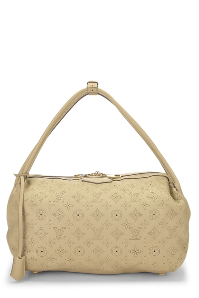 Louis Vuitton Beige Monogram Mahina Galatea MM