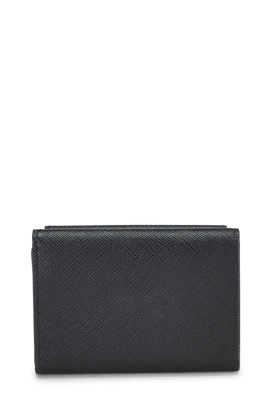 Black Saffiano Compact Wallet, , large image number 3