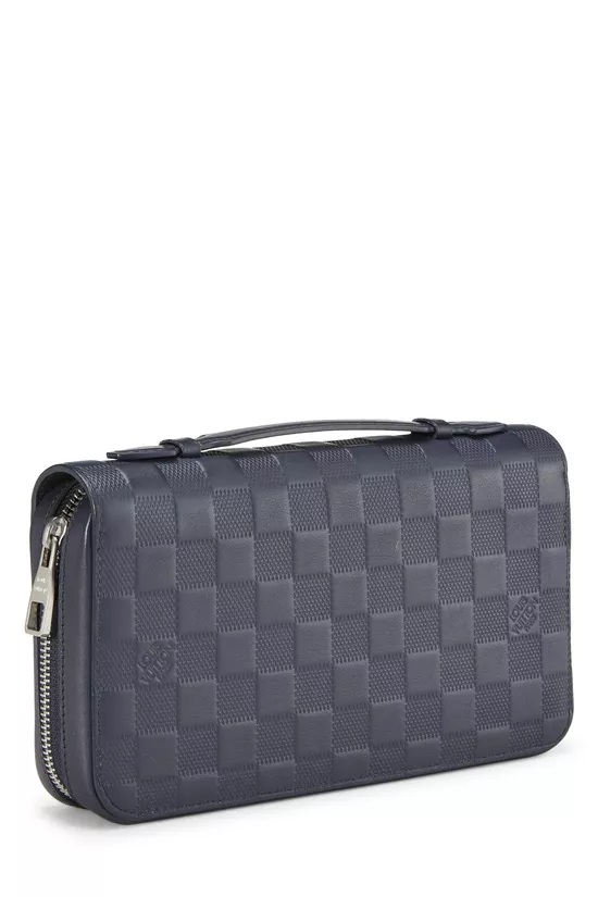 Navy Damier Infini Zippy XL, , large image number 1