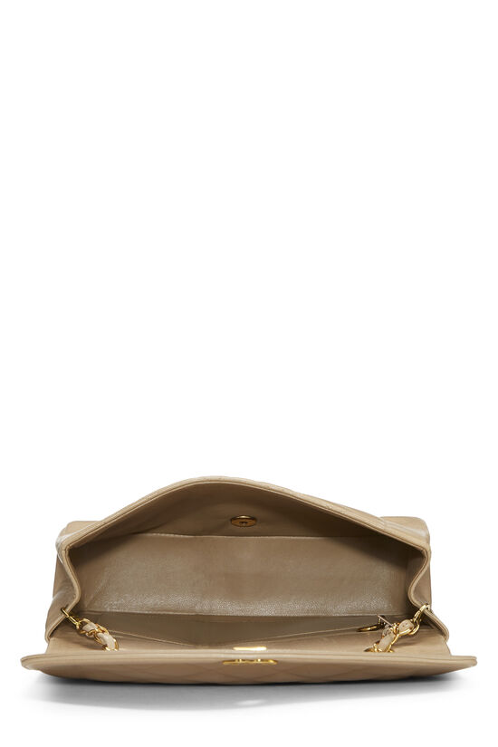 Beige Quilted Lambskin Diana Flap Medium, , large image number 5