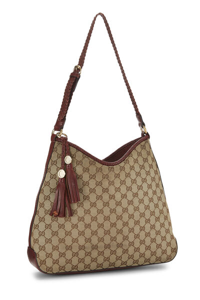 Gucci Vintage - Web Leather Shoulder Bag - Red - Leather Handbag - Luxury  High Quality - Avvenice