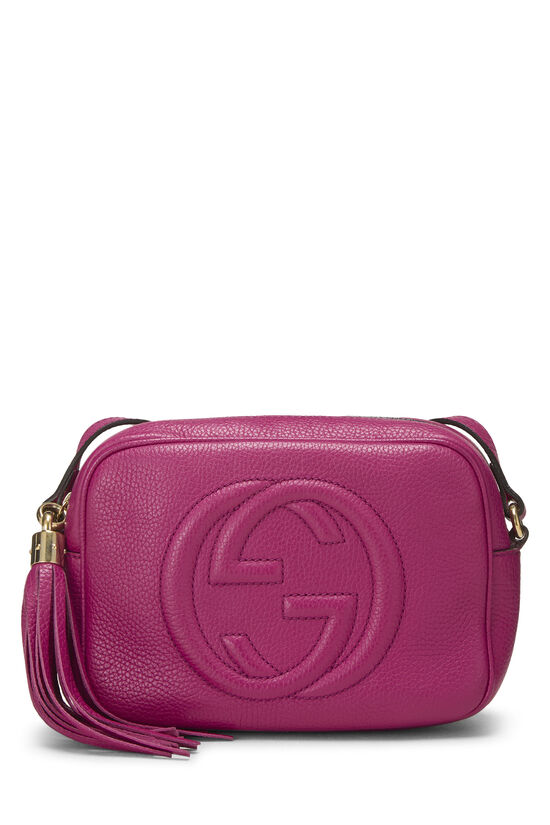 Pre-Owned Pink Leather Soho Disco Bag QFB1F01LUB019