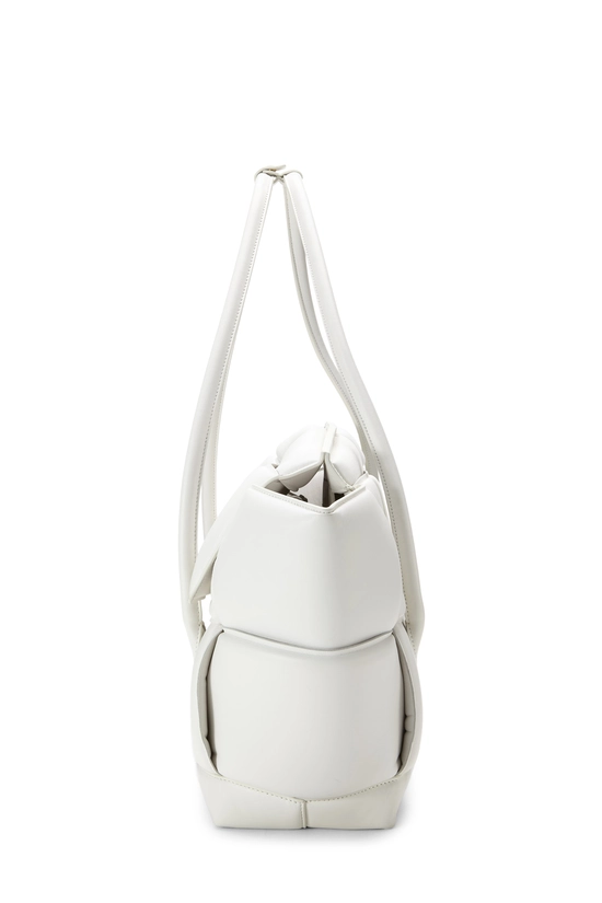 White Calfskin Maxi Intrecciato Padded Arco 56, , large image number 2