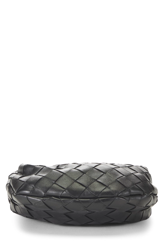Black Intrecciato Leather Candy Jodie, , large image number 4