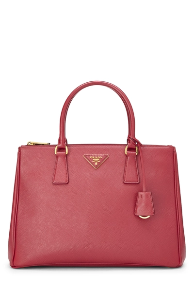 Red Saffiano Galleria Tote Medium