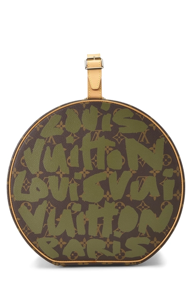 Stephen Sprouse x Louis Vuitton Green Monogram Graffiti Boite Chapeaux 30
