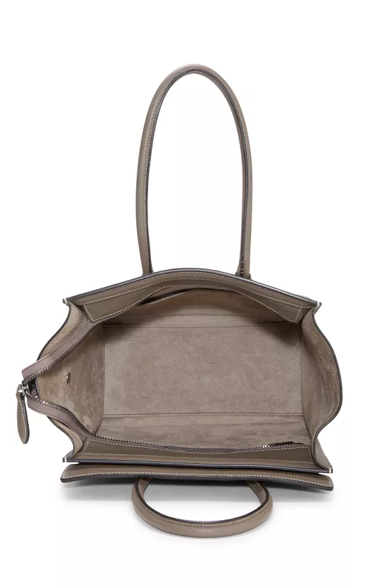 Grey Drummed Calfskin Luggage Micro, , large image number 5