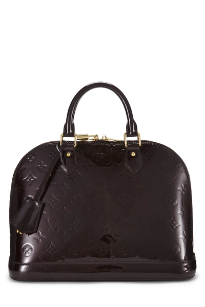 Louis Vuitton Amarante Monogram Vernis Alma PM NM