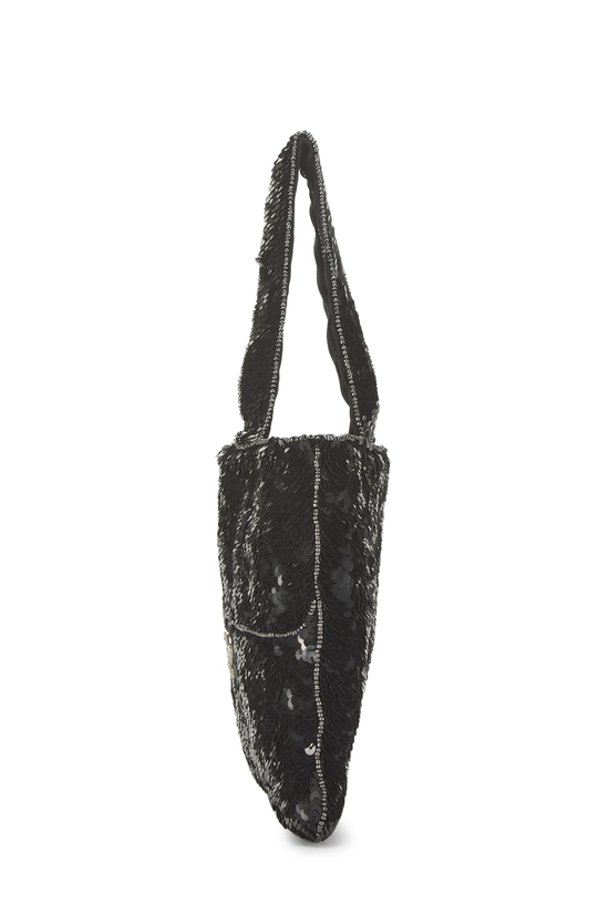 Black Sequin Handbag, , large image number 2