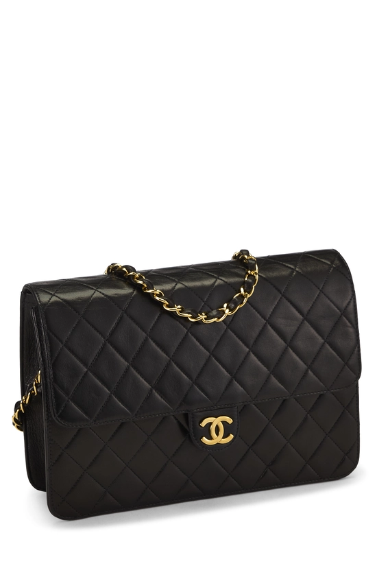 Black Quilted Lambskin Ex Flap Medium, , large image number 1