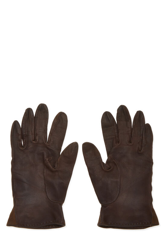 Brown Lambskin Gloves, , large image number 1