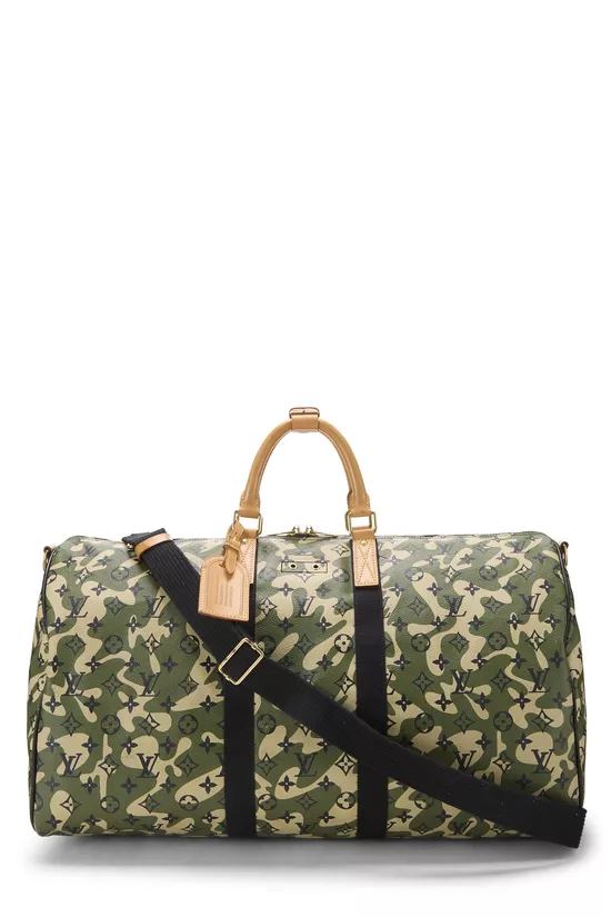 Takashi Murakami x Louis Vuitton Monogramouflage Keepall Bandouliere 55, , large image number 0
