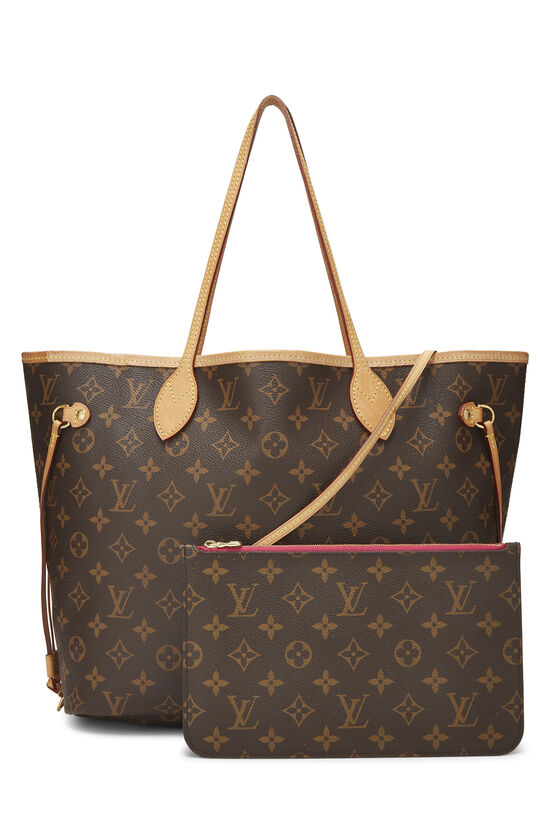 Pink Monogram Canvas Neo Neverfull MM, , large image number 3
