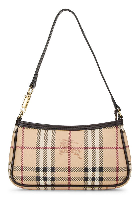 Haymarket Check Coated Canvas Pochette, , large image number 0