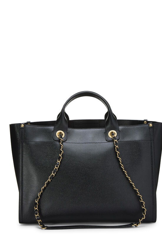 Black Caviar Studded Deauville Shopper Medium, , large image number 3