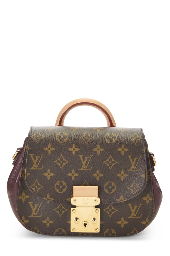 Burgundy Monogram Canvas Eden PM, , large image number 0