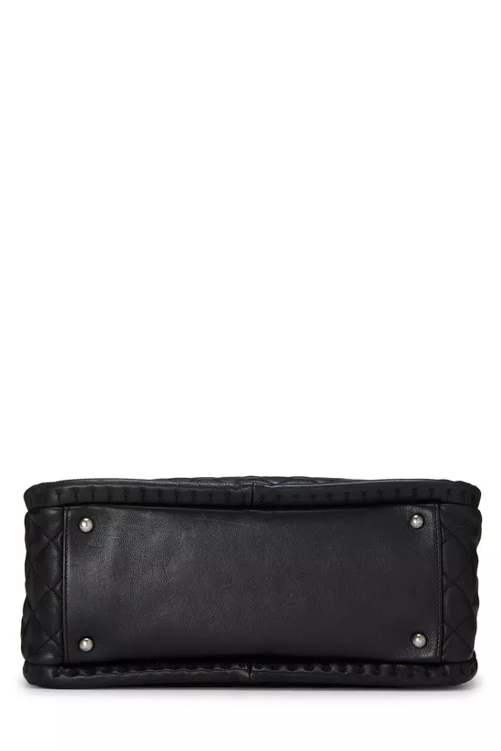 Black Leather Istanbul Tote Small, , large image number 4