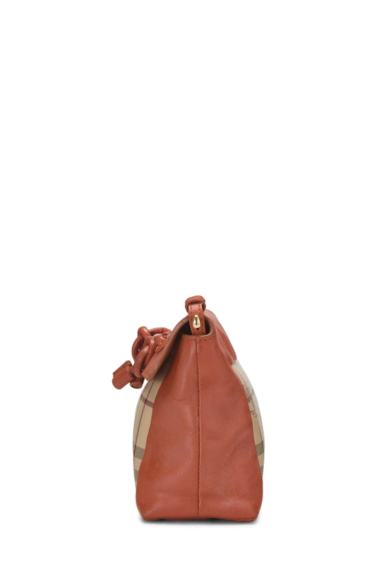 Orange Haymarket Check Leah Knot Crossbody, , large image number 2