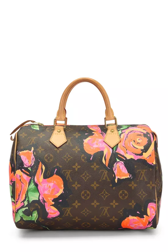 Stephen Sprouse x Louis Vuitton Monogram Roses Speedy 30, , large image number 3