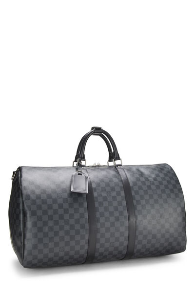Damier Graphite Keepall Bandouliere 55, , large