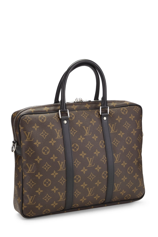 Monogram Macassar Porte Documents-Voyage PM, , large image number 1