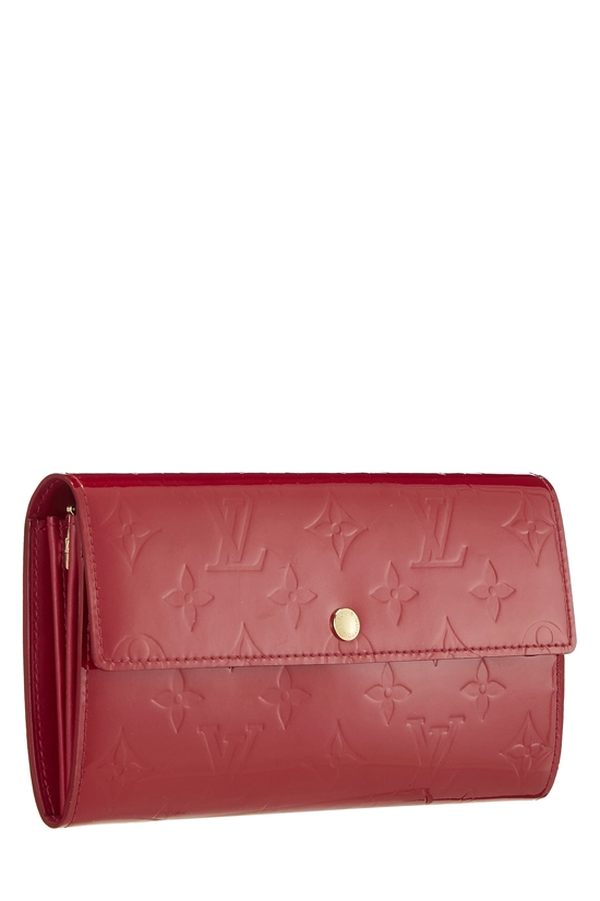 Red Monogram Vernis Sarah, , large image number 1