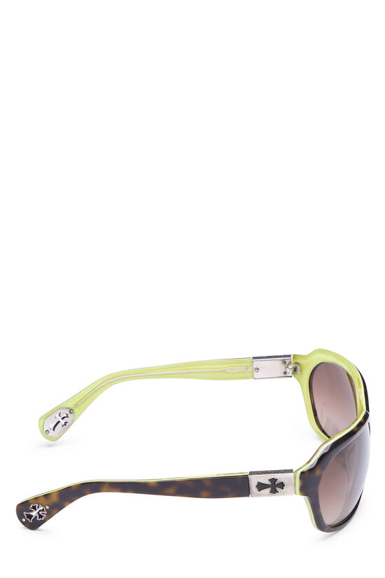 Brown Acetate Inject Sunglasses, , large image number 2