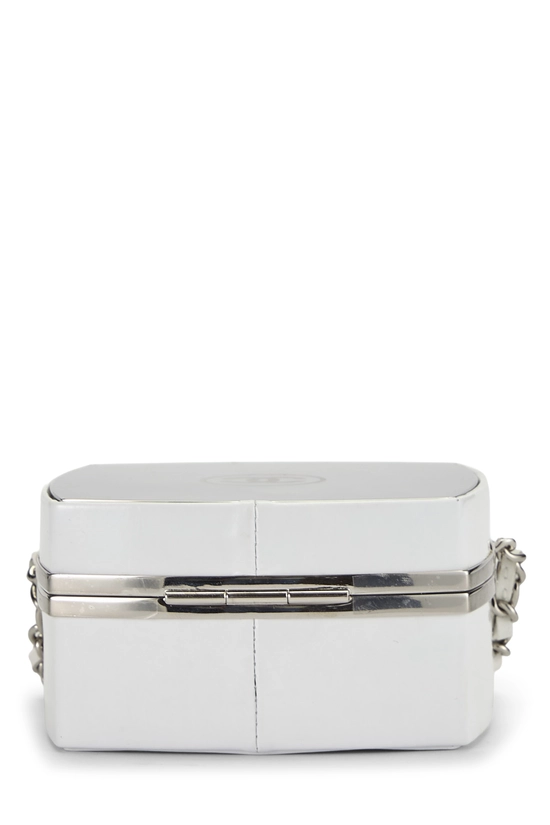 White Patent Leather Minaudiere, , large image number 4