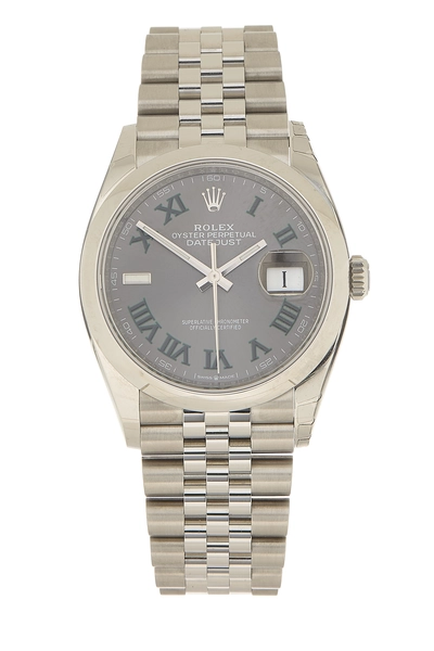Wimbledon Stainless Steel  Datejust 126200 36mm