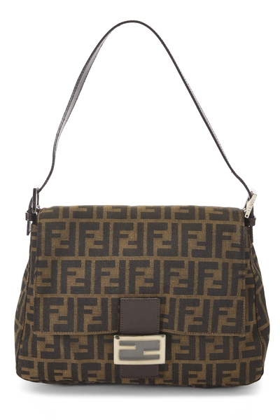 Fendi Brown Zucca Canvas Mama