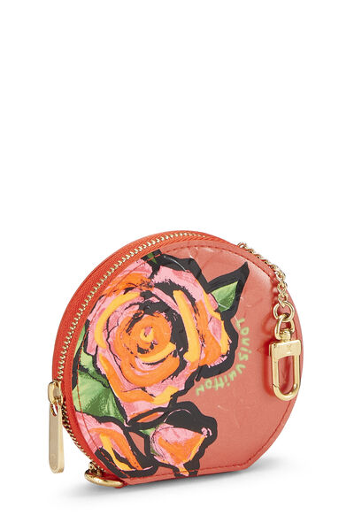 Stephen Sprouse x Louis Vuitton Monogram Orange Vernis Roses Chapeau, , large