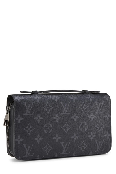 Black Monogram Eclipse Zippy XL, , large