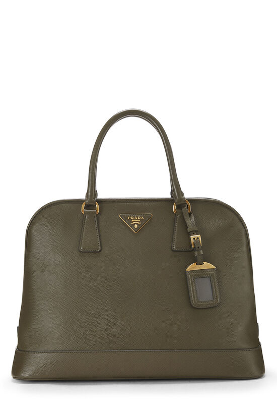 Green Saffiano Dome Tote, , large image number 0